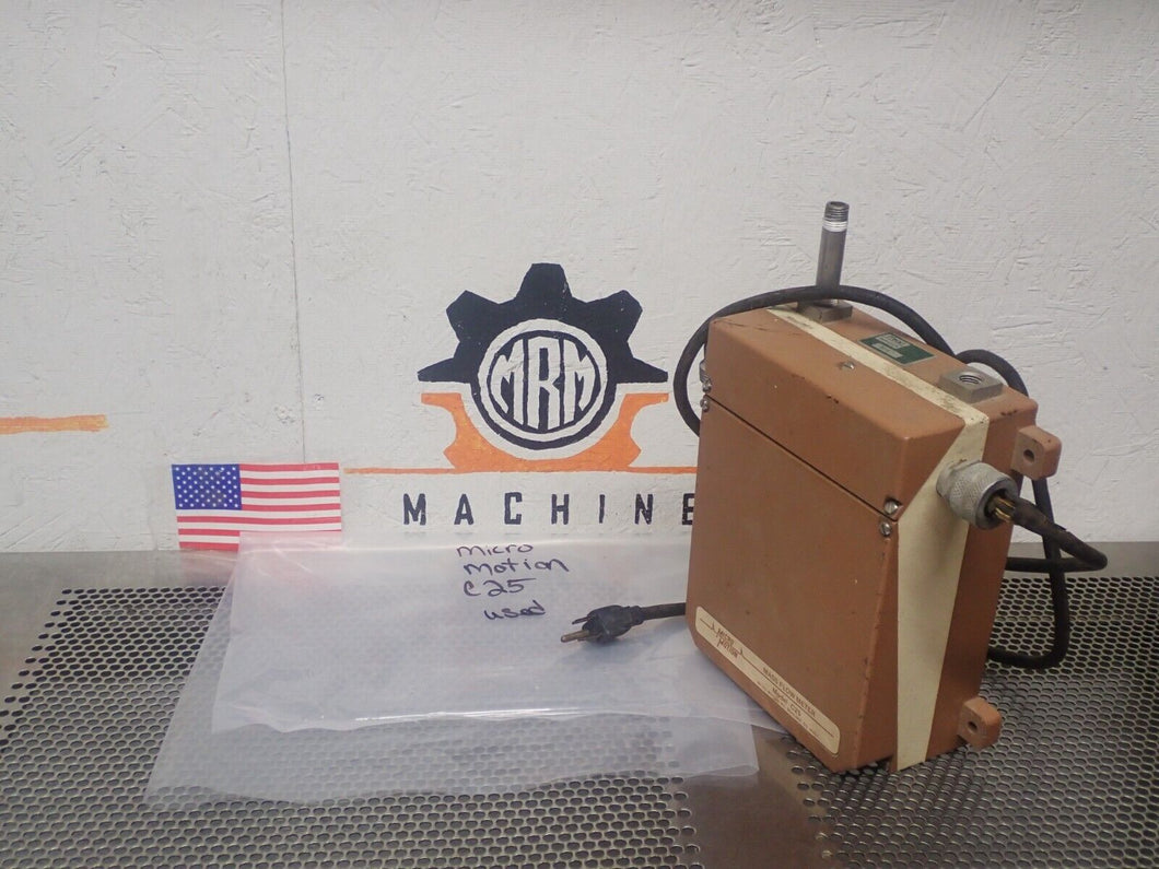 Micro Motion Model C25 C25A1 Mass Flow Meter 1000PSI Used With Warranty