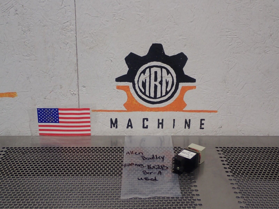 Allen Bradley 800MS-HX2B Ser A Selector Switch W/ 800M-XA Contact Used (No Knob)