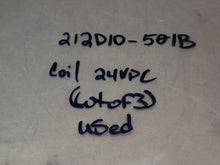 Load image into Gallery viewer, 212D10-501B Relays 24VDC Coil Used With Warranty (Lot of 3)

