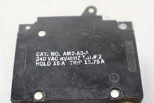 Load image into Gallery viewer, Heinemann AM2-A3-A 15A Circuit Breaker 240VAC 50/60Hz 2-Pole Used With Warranty
