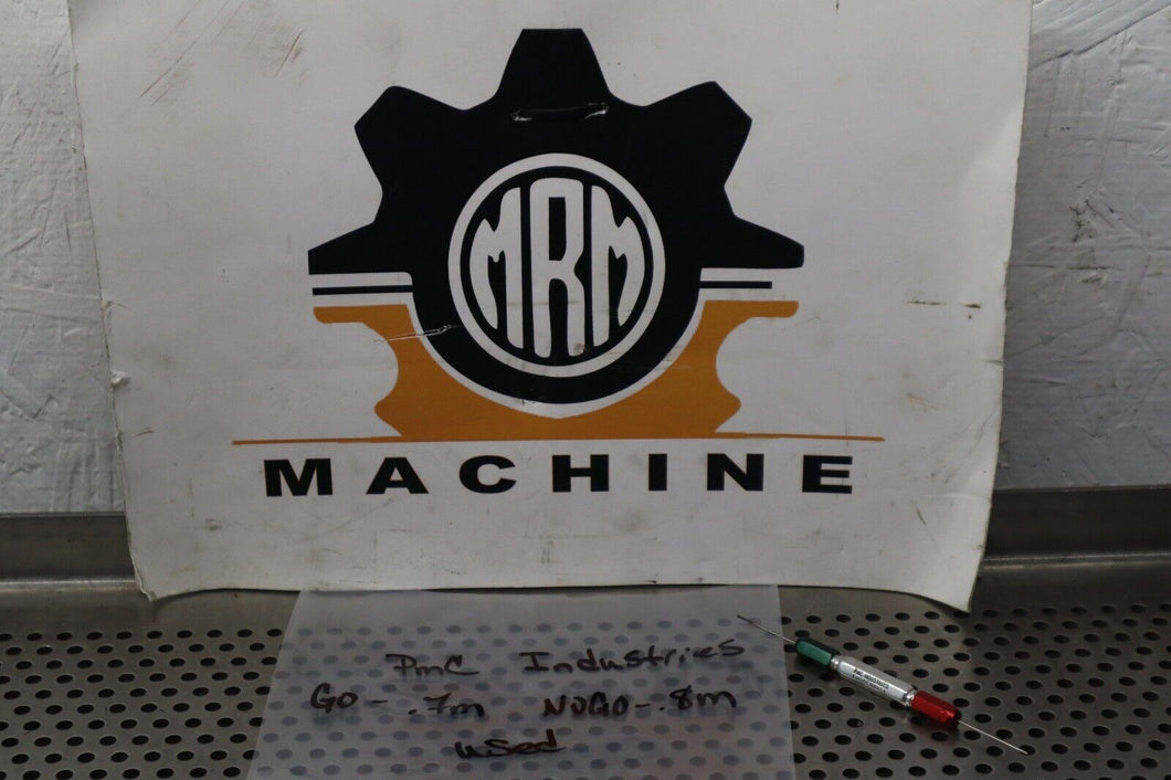 PMC Industries GO .7m NOGO .8m Thread Plug Gage Used With Warranty