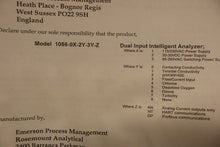 Load image into Gallery viewer, ROSEMOUNT 1056-02-21-3S-AN-UL Model 1056 Liquid Analyzer 24VDC 15W New Old Stock
