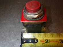 Load image into Gallery viewer, Allen Bradley 800T-B... Ser T Red Pushbutton With 800T-XA Ser D Block Used
