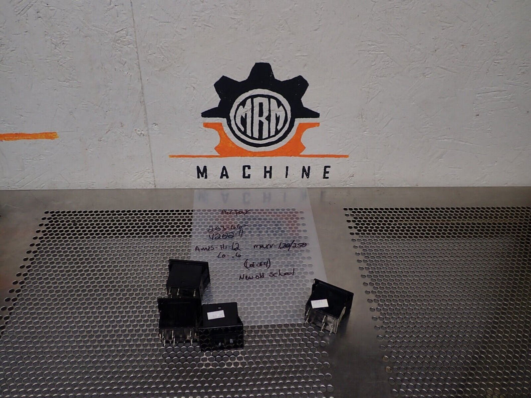 Airpax 203-66-4202-11 Circuit Breaker Switches Hi 1.2A Lo-.6A 120/250V Lot of 4
