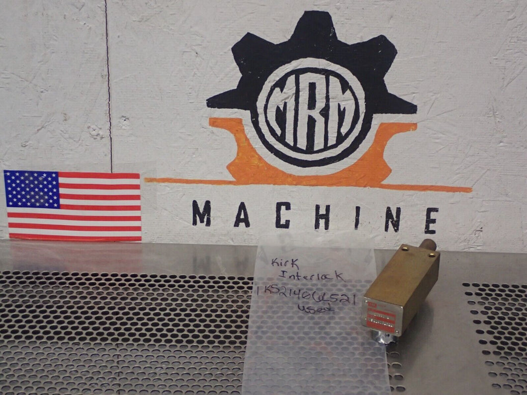 ABB Kirk Interlock 1KS21406LS21 Three Key Interlock Used With Warranty (No Key)