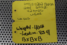 Load image into Gallery viewer, 6MS11-11262-13110-DA 120V 60Hz 0.370kW 4.2A 3450RPM Used With Warranty See Pics
