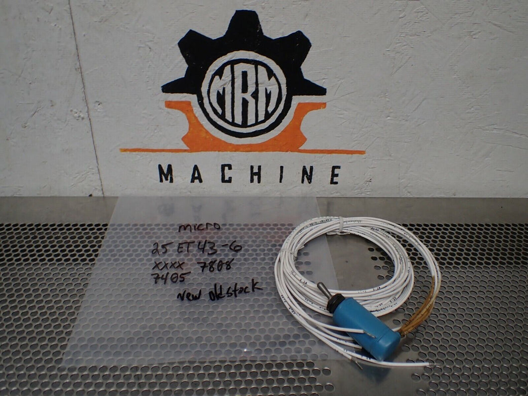 Micro Switch 25ET43-6 XXXX 7808 7405 Switch 28VDC Coil New No Box See All Pics