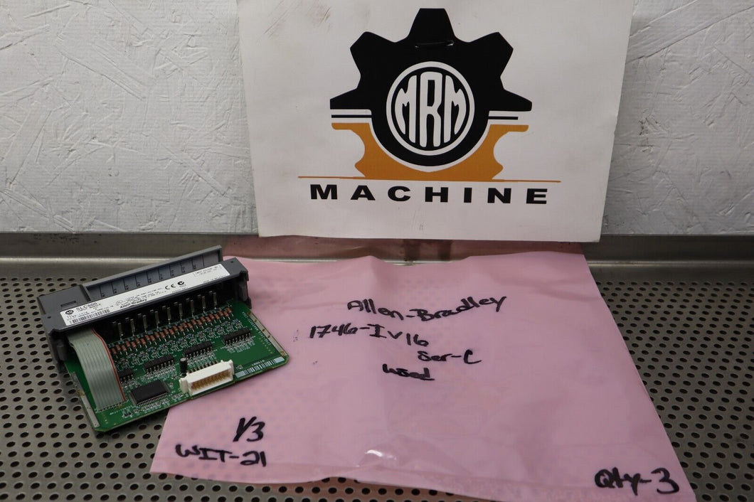 Allen Bradley 1746-IV16 Ser C SLC 500 Input Module Used With Warranty (Lot of 3)