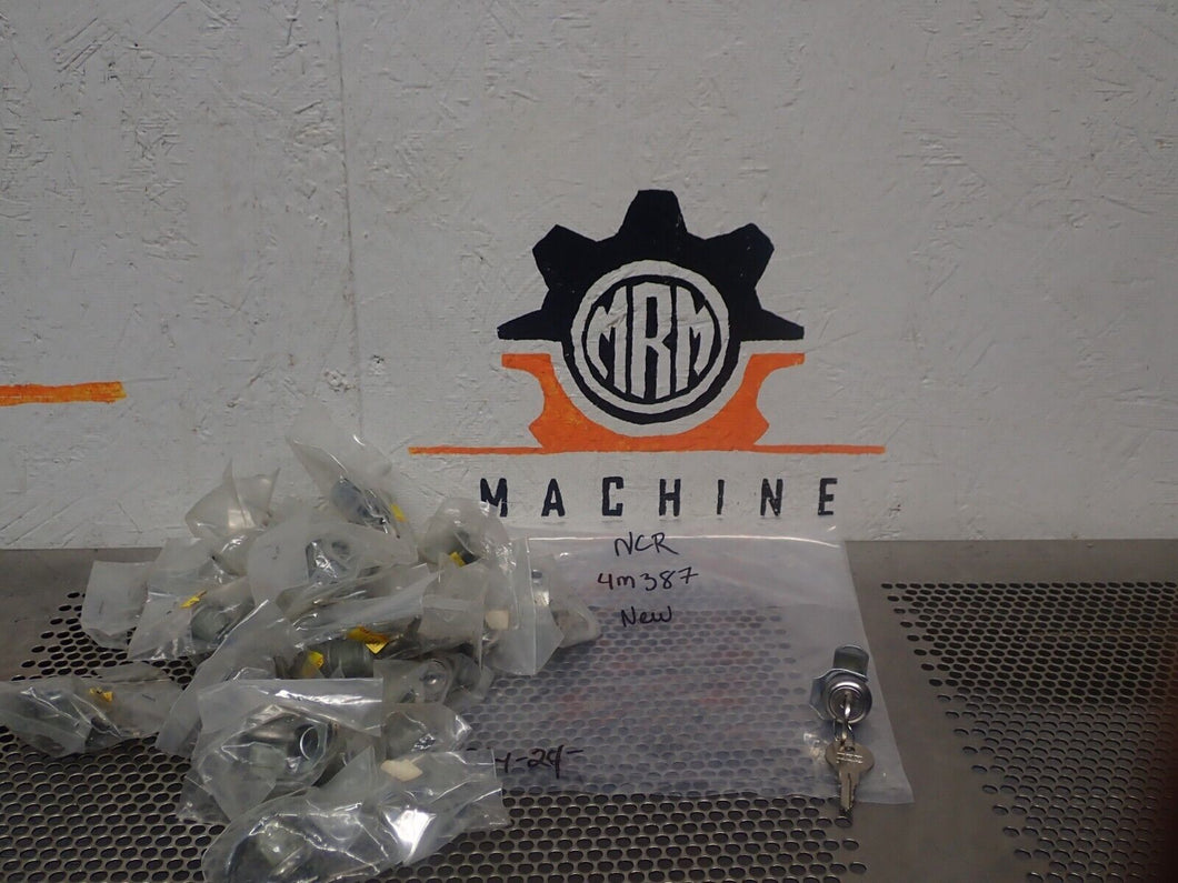 NCR 4M387 Key Locks New Old Stock (Lot of 24) See All Pictures