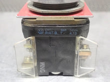 Load image into Gallery viewer, Allen Bradley 800T-B... Ser T Red Pushbutton With 800T-XA Ser D Block Used
