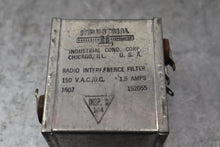 Load image into Gallery viewer, Industrial Condenser 152055 Radio Interference Filters 1.5A 150VAC/DC (Lot of 2)
