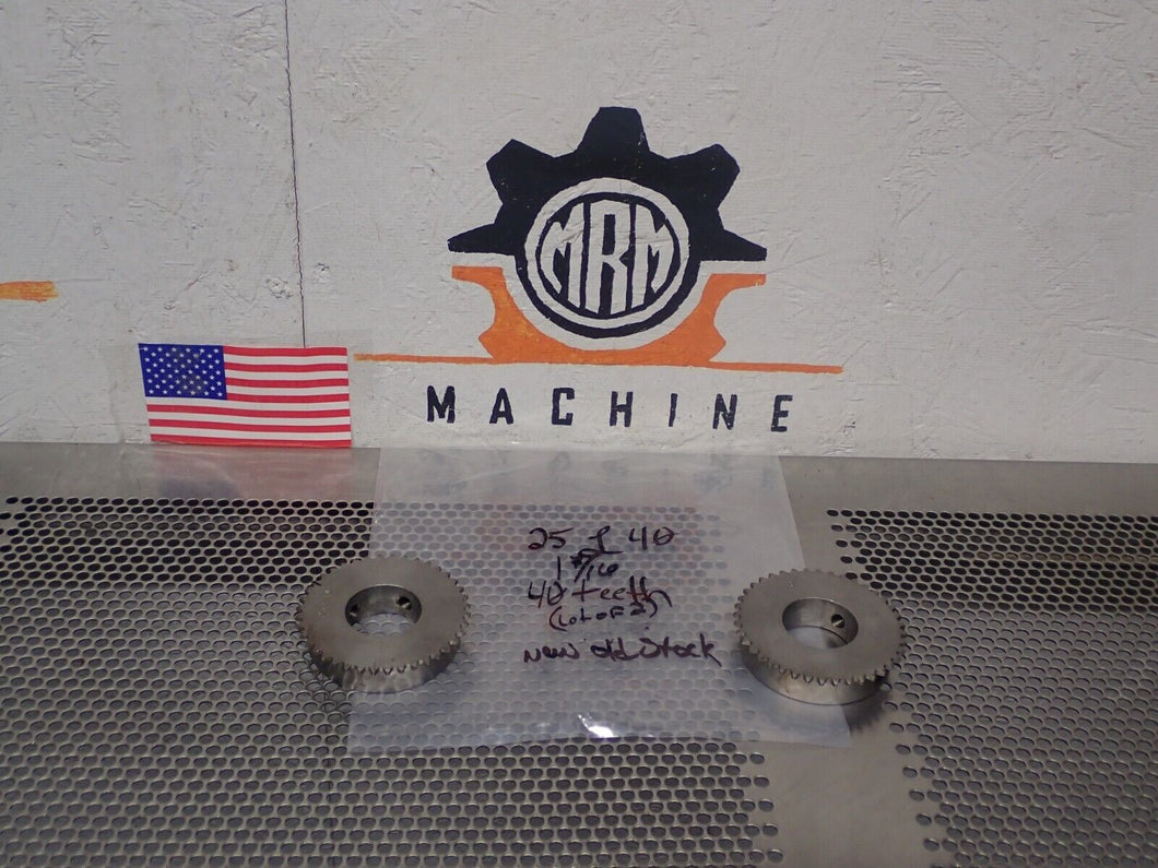 25L40 Sprockets 40Teeth 1-7/16