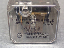 Load image into Gallery viewer, Potter &amp; Brumfield KUP11D15 (2) 24VDC &amp; (1) 110VDC Relays Used With Warranty
