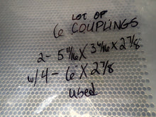 Load image into Gallery viewer, (2) 5-11/16&quot; X 3-3/8 X 2-7/8&quot; &amp; (4) 4-6&quot; 2-7/8&quot; Couplings Used With Warranty
