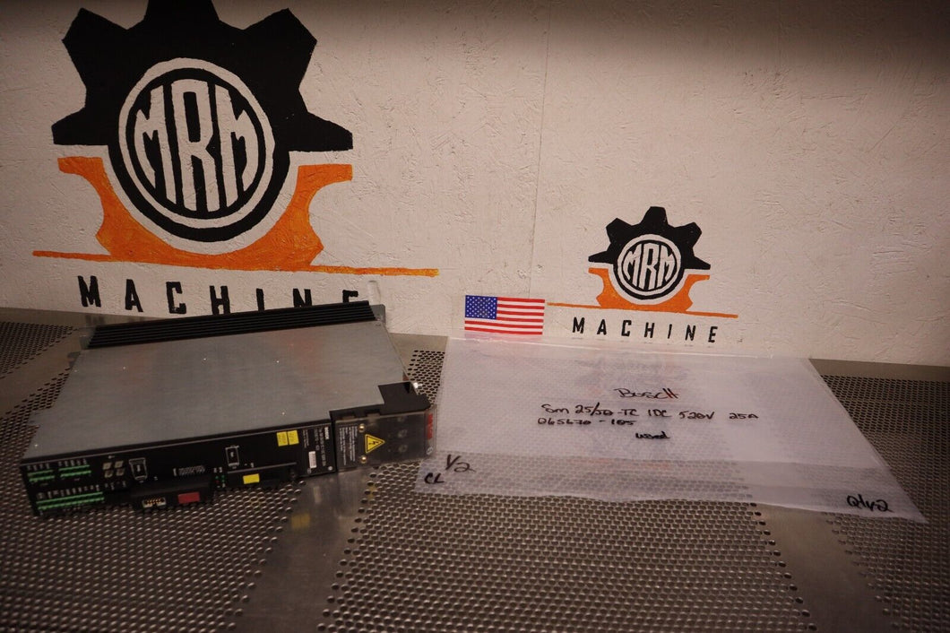 BOSCH 065670-105 Typ SM 25/50-TC 1 DC 520V 25A Servo Drive Used With Warranty