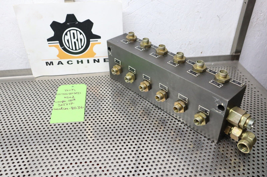 1819868090D Manifold Block With Fittings Used With Warranty See All Pictures