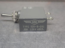 Load image into Gallery viewer, Airpax 520-B-201 .20A 120V-400 Circuit Breaker Switches New Old Stock (Lot of 5)

