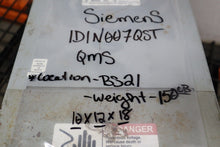Load image into Gallery viewer, Siemens 1D1N007QST Transformer 7.50kVA 60Hz 1Ph 40C AMB. Class 180 Used See Pics
