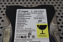 Load image into Gallery viewer, Seagate ST340810A 40 GB Hard Drive Used With Warranty See All Pictures
