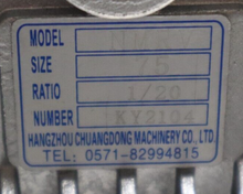 Load image into Gallery viewer, Hangzhou KY2104 NMRV Size 75 Ratio 1/20 Reducer Used With Warranty See All Pics
