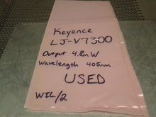 Load image into Gallery viewer, Keyence LJ-V7300 High Speed Line Laser Sensor 4.8mW 405nm Used With Warranty
