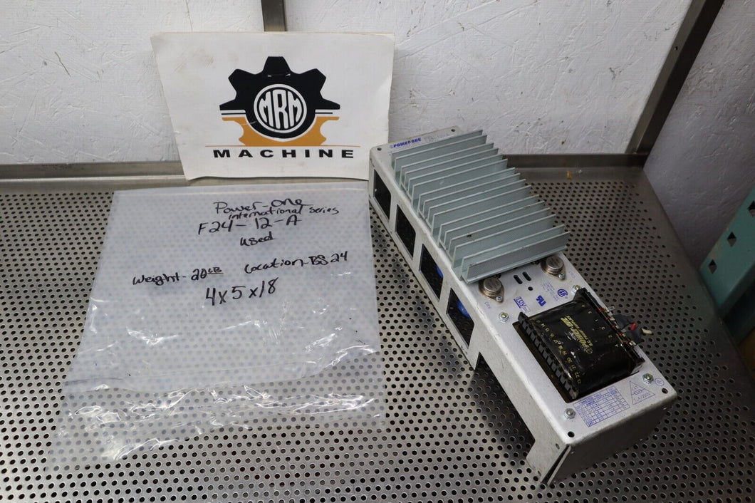 Power-One Model F24-12-A Power Supply 100/120/215/230-240V Used See All Pictures