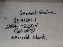 Load image into Gallery viewer, General Electric GE4124-1 Single Outlet 20A 250V 3 Wire New (Lot of 5)

