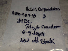 Load image into Gallery viewer, Hecon A0040710 3 24VDC 7-Digit Counter New Old Stock

