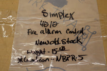Load image into Gallery viewer, SIMPLEX 4010 Fire Alarm Control Dress Panel &amp; Door Assembly 4010-9857 See Pics

