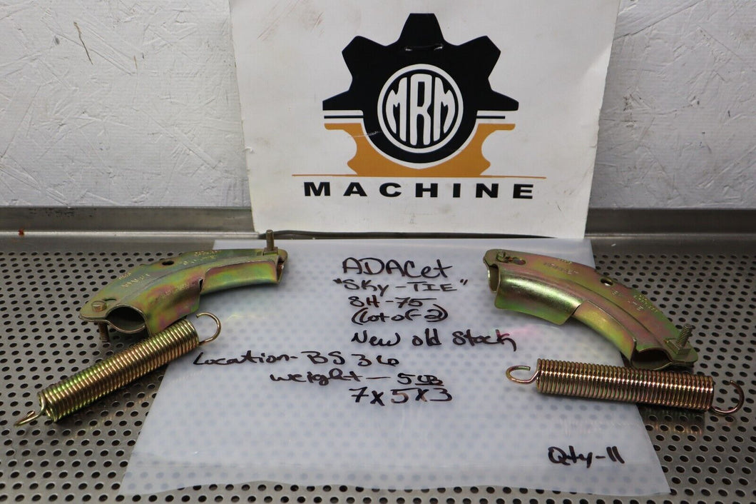 ADALET SKY-TIE SH-75 Cable Clamps With Springs New Old Stock (Lot of 2)