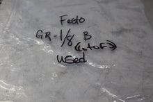 Load image into Gallery viewer, FESTO GR-1/8 B 151215 0-145PSI Flow Control Valves W/ 12 938 HGL Used (Lot of 3)
