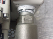 Load image into Gallery viewer, SMC VV5QC41-0303TTD0 Manifold ARBQ4000-00 Regulators (3) VQ4301-5 Valves Used
