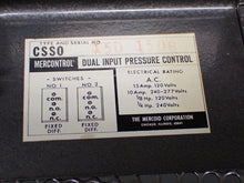 Load image into Gallery viewer, Mercontrol CSSO Dual Pressure Control 150 150B 15A 120V
