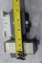 Load image into Gallery viewer, ABB A16-30-10 Contactor 110-120V 50/60Hz Coil &amp; TA25 DU Overload 2.8-4A Used
