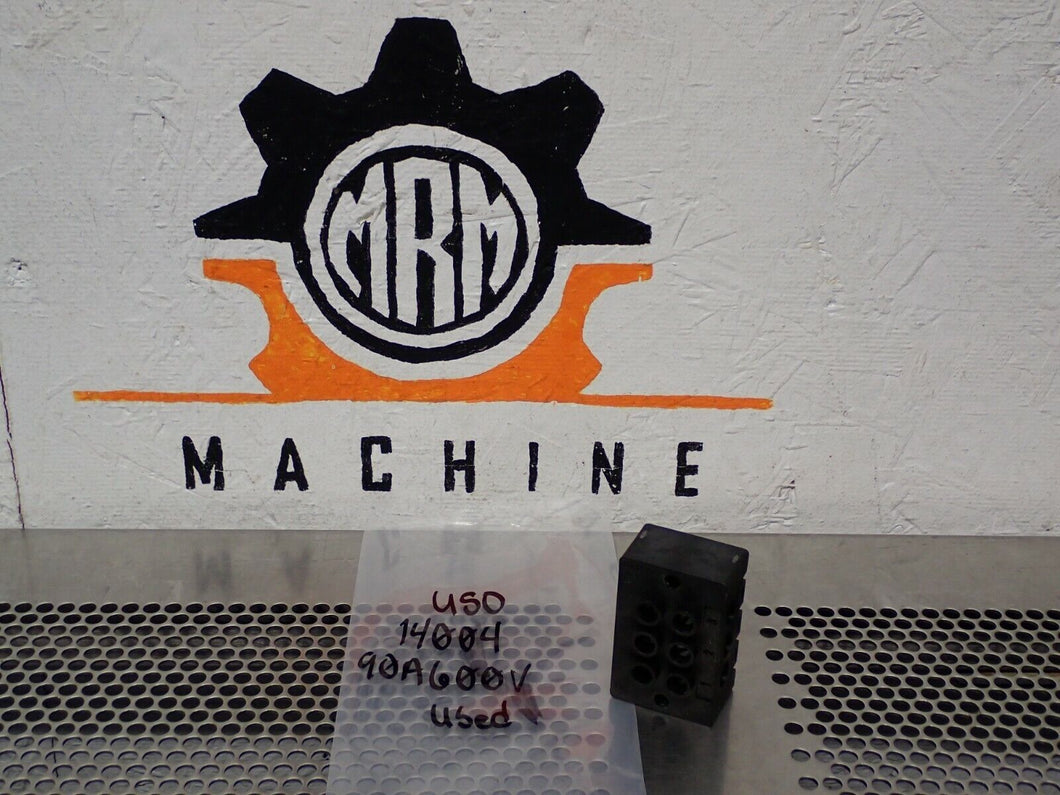 USO 14004 90A 600V Terminal Strip Block Used With Warranty See All Pictures