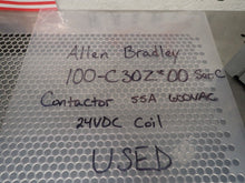 Load image into Gallery viewer, Allen Bradley 100-C30Z*00 Ser C Contactor 55A 600VAC 24VDC Coil Used W/ Warranty
