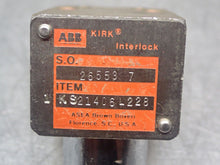 Load image into Gallery viewer, ABB Kirk Interlock 1KS21406L228 Single Key Way Used With Warranty
