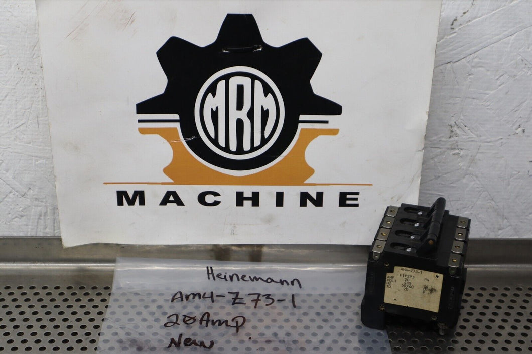Heinemann AM4-Z73-1 20A 415V 50/60Hz Circuit Breaker New Old Stock See All Pics