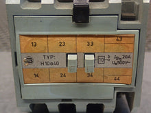 Load image into Gallery viewer, Contactor Typ H10a40 20A 500V 110V 50Hz Coil Used With Warranty
