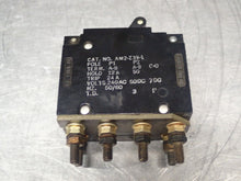 Load image into Gallery viewer, Heinemann (1) AM2-A3A2-A 40A 250V (1) AM2-Z39-1 12A 240VAC Circuit Breakers Used
