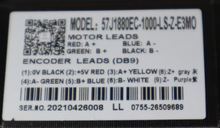 Load image into Gallery viewer, 57J1880EC-1000-LS-Z-E3MO Servo Motor Used With Warranty See All Pictures
