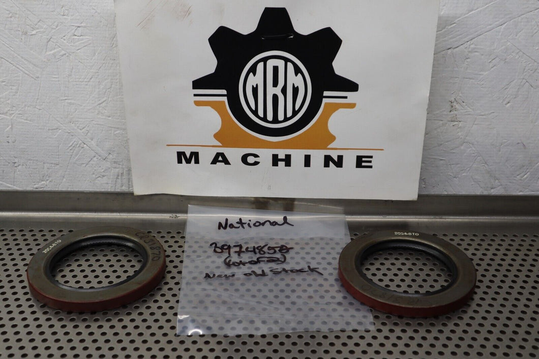 National 3974850 Oil Seals New Old Stock (Lot of 2) See All Pictures