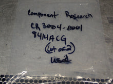 Load image into Gallery viewer, Component Research CR3004-0001 8414ACG 200VDC Filters Used Warranty (Lot of 2)
