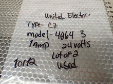 Load image into Gallery viewer, United Electric Type C7 Model 4064 3 Pressure Switch 1A 24VDC Used (Lot of 2)
