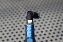 Load image into Gallery viewer, FESTO GR-1/8 B 151215 0-145PSI Flow Control Valves W/ 12 938 HGL Used (Lot of 3)
