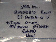 Load image into Gallery viewer, JMK 22950815 Rev. A EF-0613A-6.5 Line Filters 6.5A 0-50C 115/120VAC (Lot of 2)
