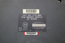 Load image into Gallery viewer, Allen Bradley 1772-ME8 Ram Memory Module 8K Words Used With Warranty
