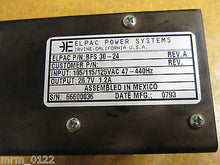 Load image into Gallery viewer, ELPAC POWER SYSTEMS BFS 30-24 Rev A POWER SUPPLY 24VDC 1.2AMP

