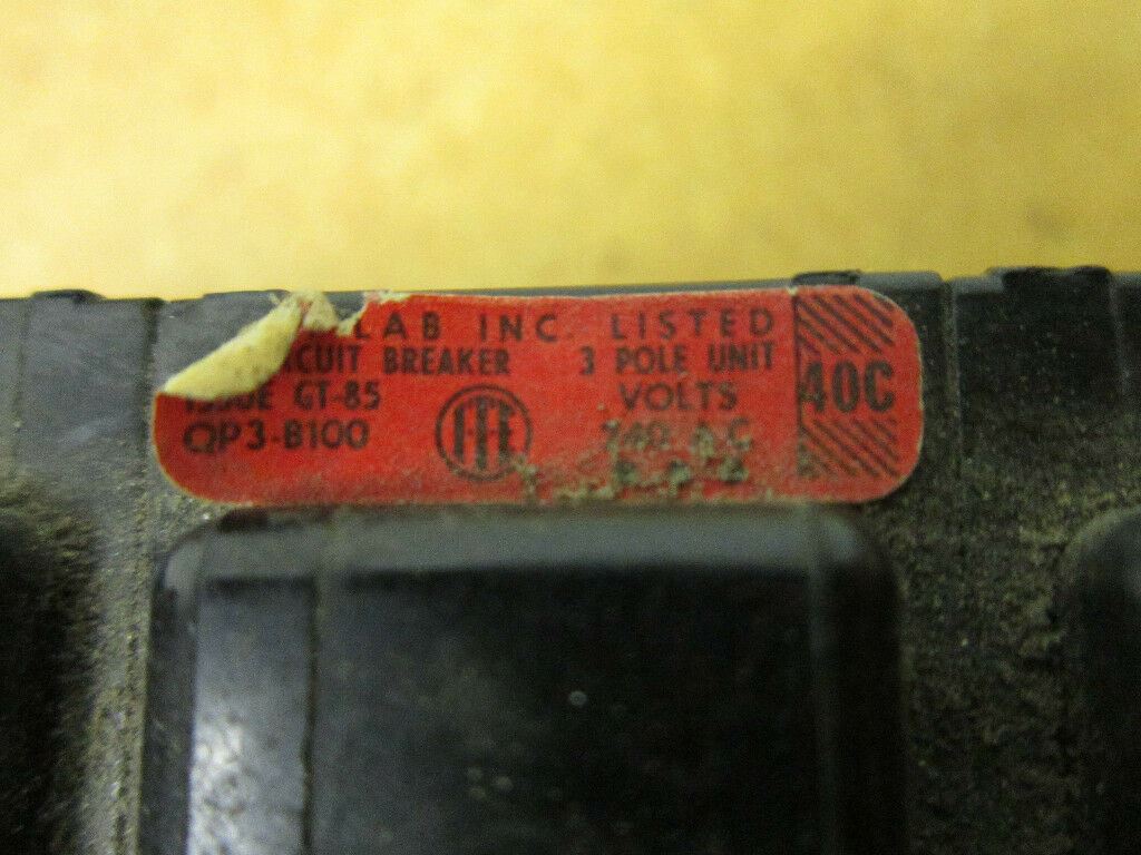 ITE QP3-B100 Circuit Breaker 100Amp 240VAC 3Pole