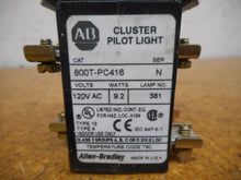 Load image into Gallery viewer, Allen Bradley 800T-PC416 Ser N Cluster Pilot Light 120VAC 9.2Watts Used

